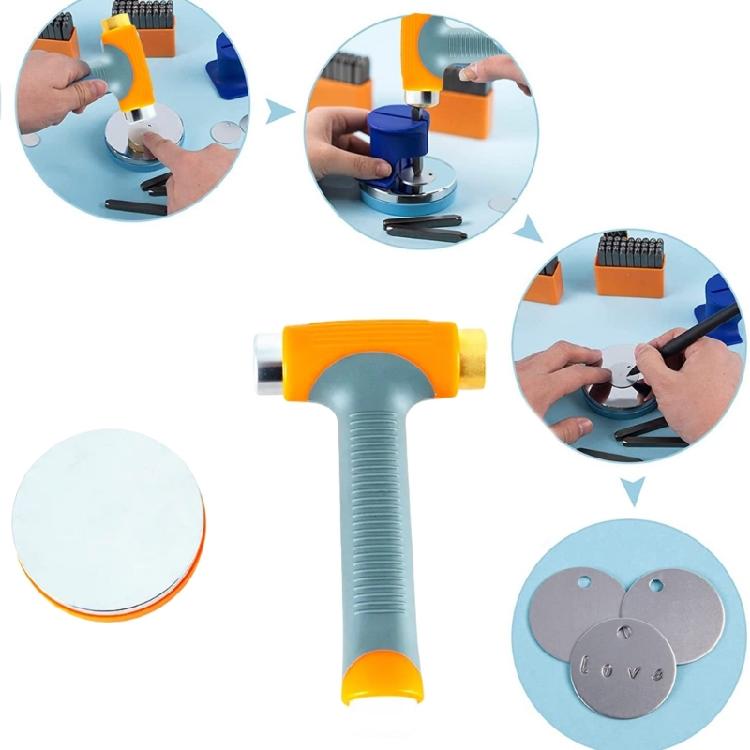 Закаленная наковальня для изготовления ювелирных изделий Практичный металлический молоток Инструмент для штамповки ювелирных изделий Профессиональное штамповочное оборудование