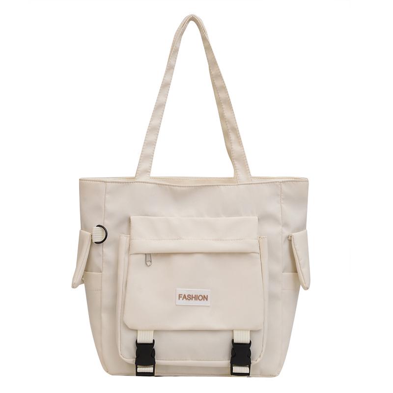 Large Capacity Soft Girl Shoulder Bag: Student Handbag for School, Tutoring, Commute