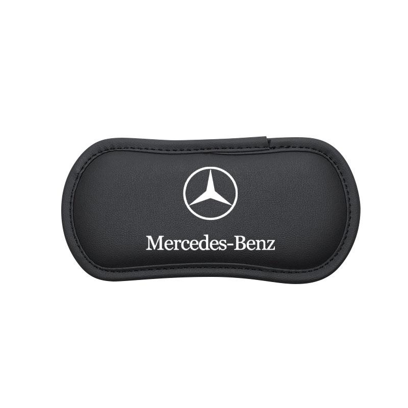 AABIG1 Leather Car Pillow Car Knee Pad Elastic Memory Foam Leg Pad Stickers For Mercedes-Benz W213 W212 W220 W221 W222 W108 W126