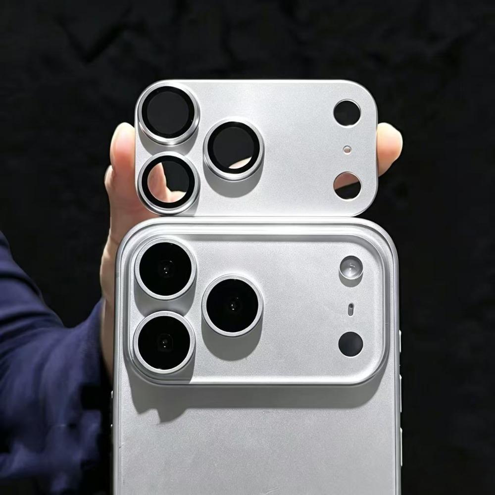 НОВЫЙ Чехол-защита объектива из цветного алюминиевого сплава для IPhone 18 17 Pro Max, ударопрочное закаленное стекло 9H, полный защитный чехол для экрана камеры