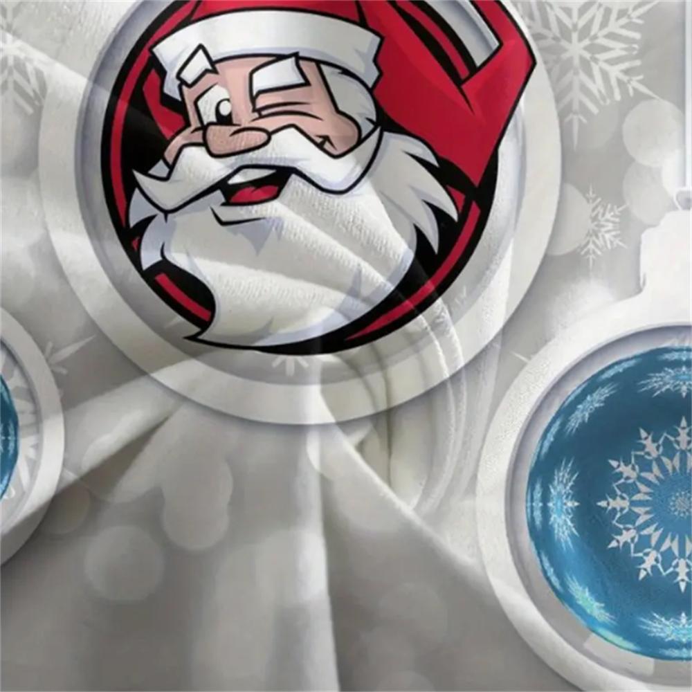 3D Digital Print Christmas Bedding Set 2/3 Piece Duvet Cover Soft Polyester Sheet Set With Zipper Closure Bedding Set