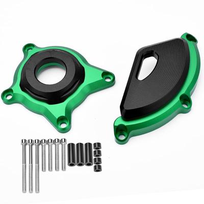 LEDISHUN Крышка двигателя Слайдер двигателя Защита двигателя Подходит для Kawasaki Z900 Z900RS Z900RS Cafe Все годы (Z900RS, Зеленый)