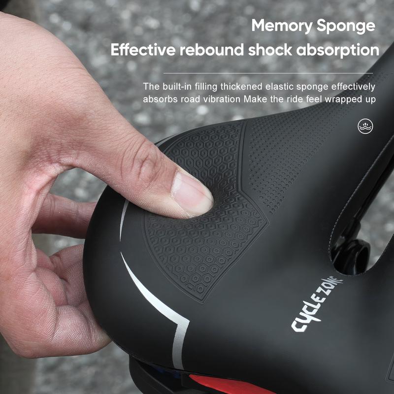 Bicycle Hollow Seat Cushion Soft High Elasticity Durable MTB Road Bike Cushion Breathable Anti-slip Seat Cycling Accessories