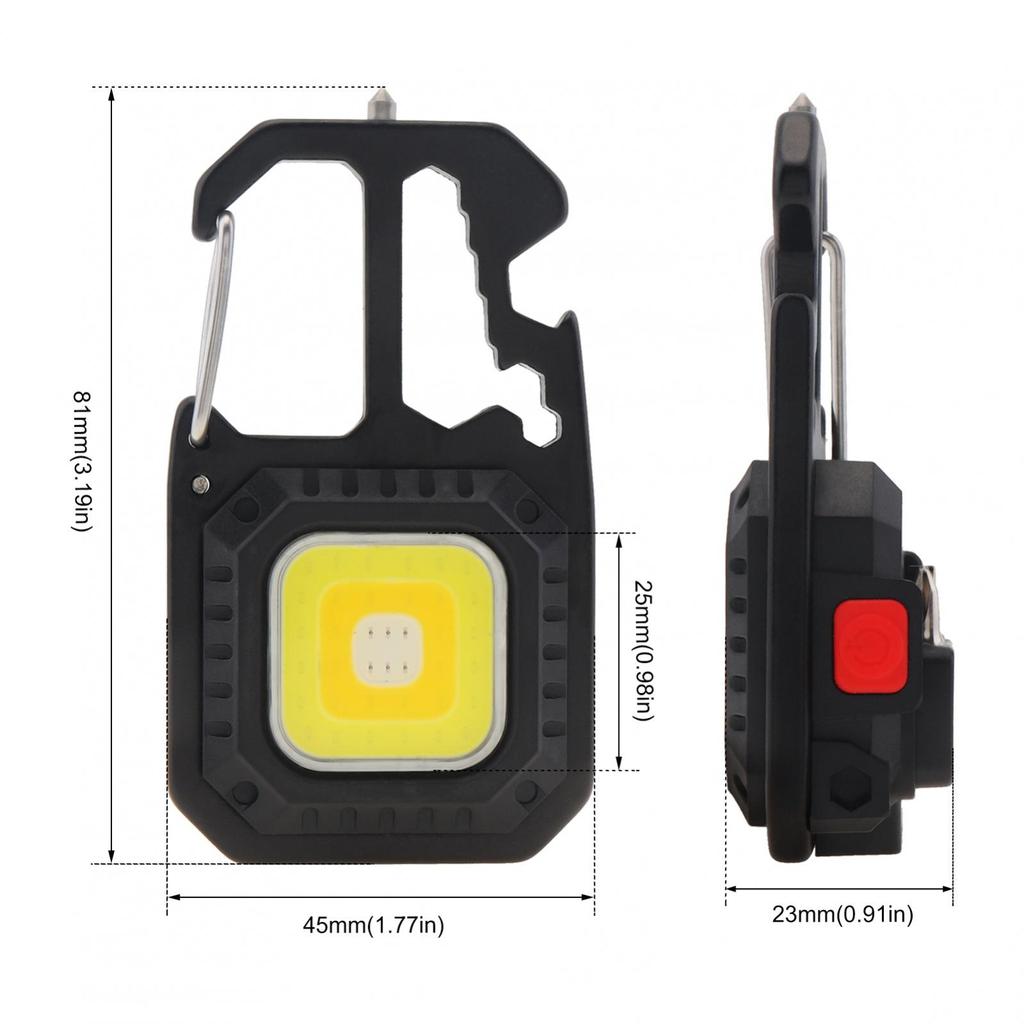 Мини-брелок-фонарик для путешествий, брелок-брелок для рыбалки/прогулки/кемпинга