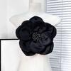 Multi Layer Soft Fabric Large Flower Brooch Stylish Breastpin for Dresses and Tops Floral Shaped Corsage Party Accessory