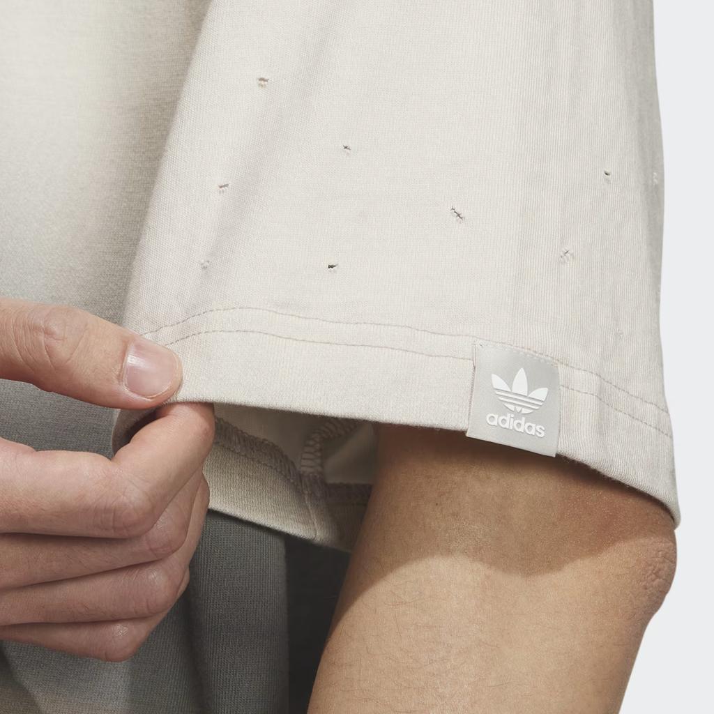 Adidas Рубашка с короткими рукавами X Song For The Mute Бежевые/оранжевые топы унисекс, разноцветные IU3296