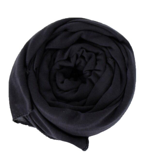 Лавеновый двойной петлевой трикотаж, хиджаб, мгновенный шарф, женский мусульманский платок, однотонный головной платок, хлопковые шали, исламский тюрбан, бандана 