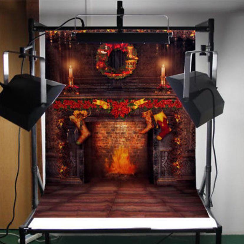 Фотофон на рождественскую тематику для детской студийной портретной съемки, креативный фотореквизит