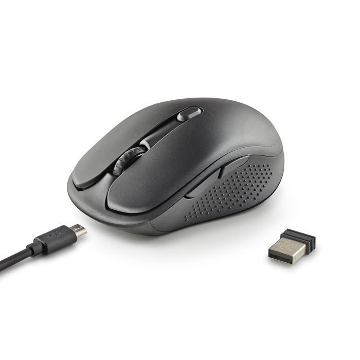 Souris sans fil - ngs - evo rust black - rechargeable - 2,4ghz - silencieuse