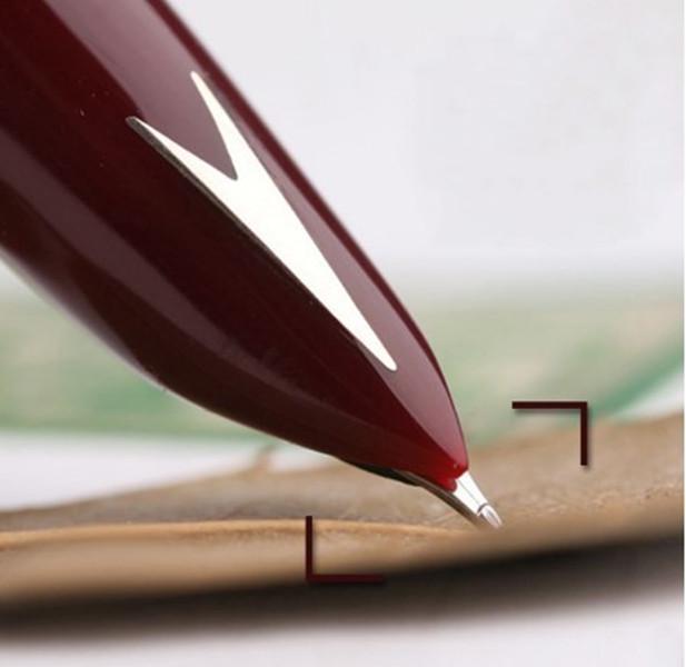 DIY Students Businessmen Red NEW Blue Black Fountain Pen Dedicated Hero Fine Nib 007 Beads Accessories