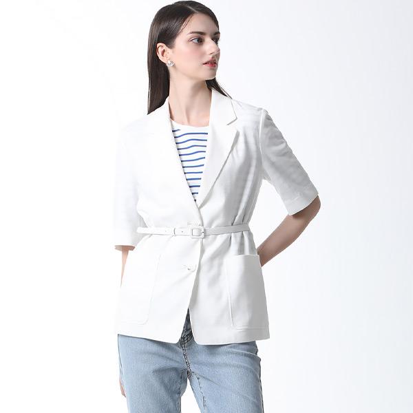  She S miSS Single Куртка с коротким рукавом и поясом на двух пуговицах Цена 328 000 вон 