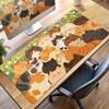 Kawaii Animal Illustration Mouse Pad Large Offices Table Mats Computer Accessories Rubber Non-slip Carpet Simple Lock Edge Rugs