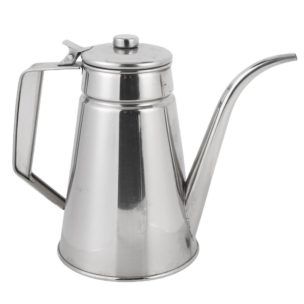 304 Stainless Steel Oil Dispenser Bottle 1L/1.2L Olive Oil Dispenser Oil Storage