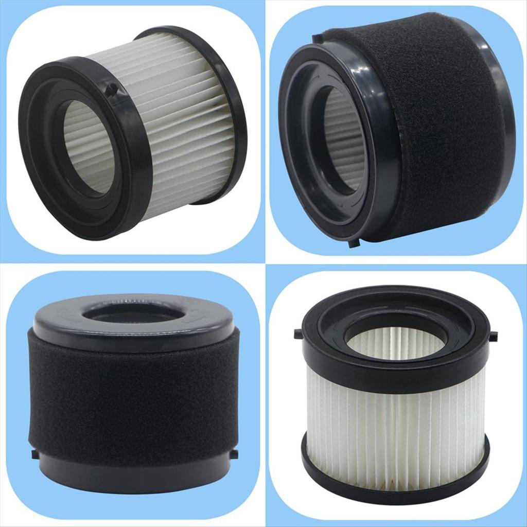 A74G-49-90-0160, 49-90-1951 Filters for Milwaukee Compact Vacuum 0882-20 M18, 2 Pack HEPA Filters and 4 Pack Foam Filters