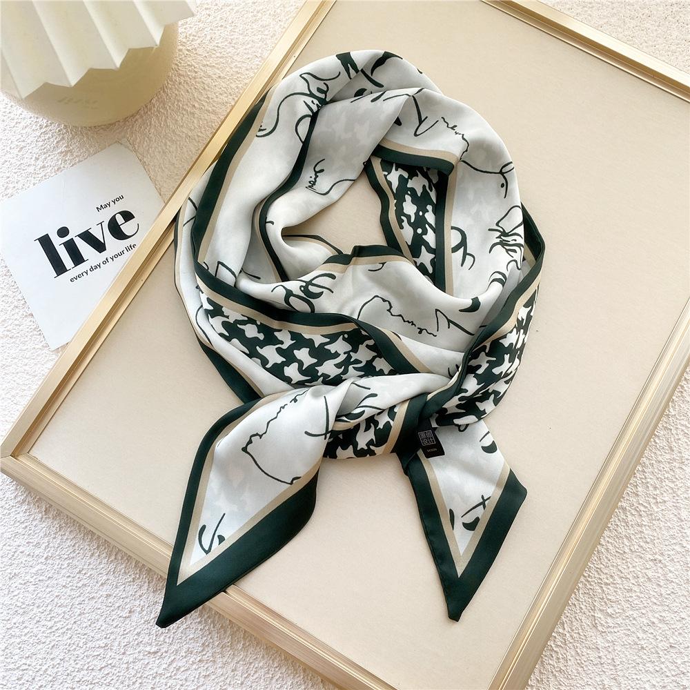 New Scarves Silk Scarves Women'S Spring And Autumn Season Long Decorative Professional Scarves Summer Thin Styles Paired With Shirts Stylish