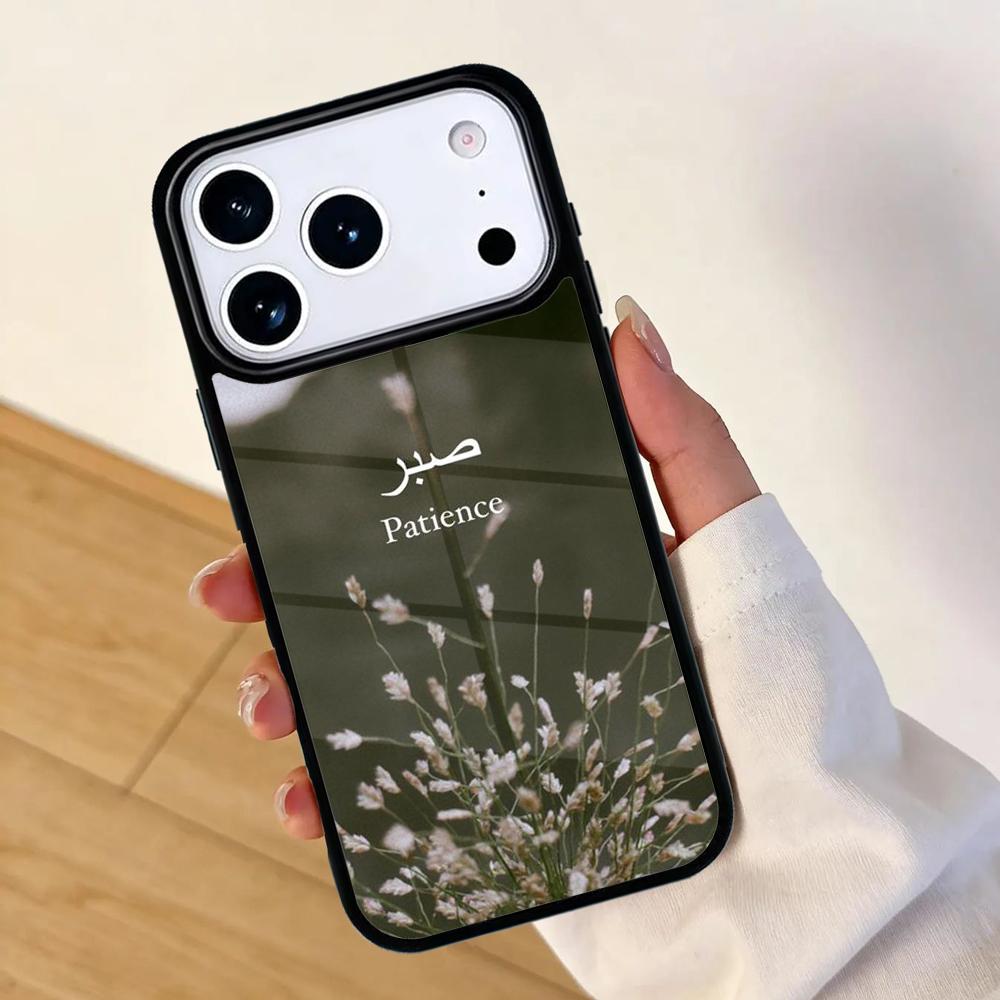 Сабр Терпение МЯГКИЙ Чехол для телефона для Apple iPhone 17 air 16 Pro Max 15 Pro Max 14 13 12 11 Mini Задняя крышка