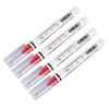 4 Pcs Long Head Deep Hole Marker Pens 20mm Long Nose Marker Quick Dry Waterproof Colorful Carpenter Pen for Construction Bathroom Woodworking