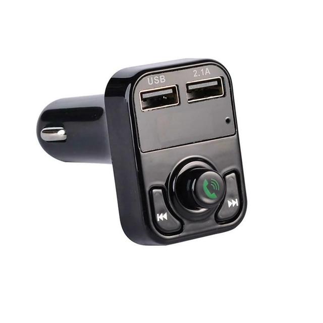 Автомобильный беспроводной Bluetooth 5.0 FM-передатчик, зарядное устройство для MP3, двойной плеер, Bluetooth, светодиодный дисплей, автомобильное зарядное устройство с двумя USB-портами