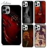 Wood Cello Violin Phone Case for iPhone 11 12 13 14 Pro Max Mini X XR XS SE 2020 6S 7 8 Plus Samsung Galaxy S21 S22 Cover Shell