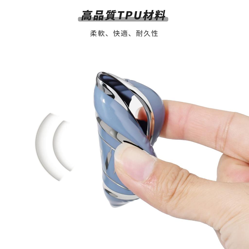 Чехол для смарт-ключа OFFCURVE, Чехол для ключа, 3 кнопки, Ударопрочный, Устойчивый к царапинам, Брелок, Стильный, Текстурированный, Высококачественный,