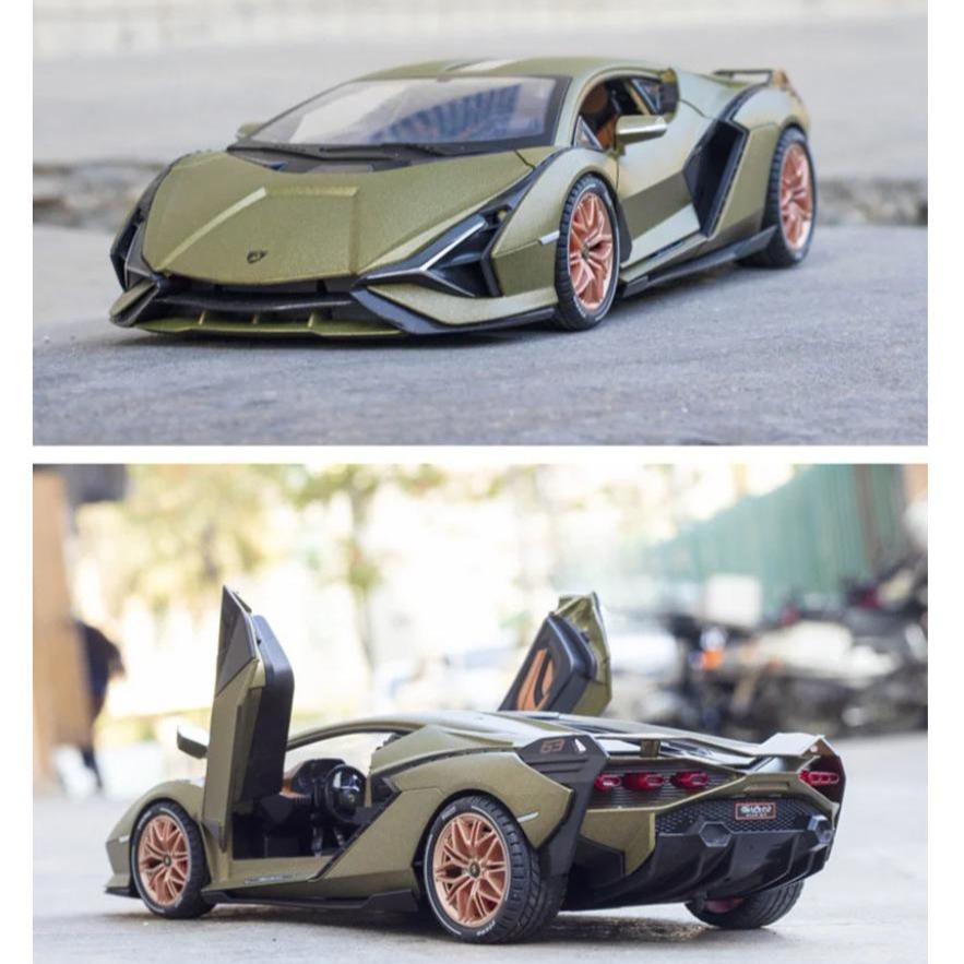1/18 Lambor Модель автомобиля литой сплав мальчиков игрушка SIAN FKP37 суперкар высокая имитация 4 двери открываются со светом коллекции детские игрушки