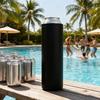 Dual Can Holder with Quick Soda Can Cooler Insulated Beverage Reload 2 Beer Holder Outdoor
