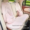 Universal Winter Car Seat Cushion - Plush Lambswool with Cute Rabbit Design, Thick and Warm