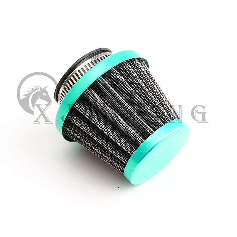 Motorcycle 35mm 38mm 42mm 45mm 48mm Mushroom Head Air Filter Cleaner Intake Pipe Modified Scooter Pit Dirt Bike ATV Universal