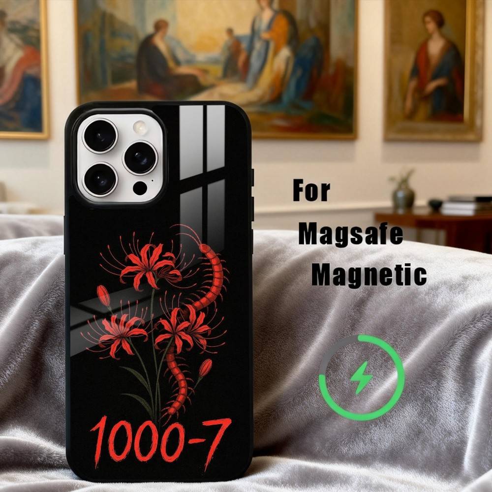 Чехол для телефона G-Ghoul R-Red Spider Lily Tokyo Для iPhone17,16,15,14,13,12,11 Plus, Для магнитной беспроводной зарядки