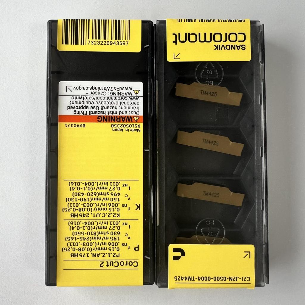 Sandvik / C2I-J2N-0500-0004-TM 4425 / Оригинальное шведское лезвие из твердого сплава 5 шт.