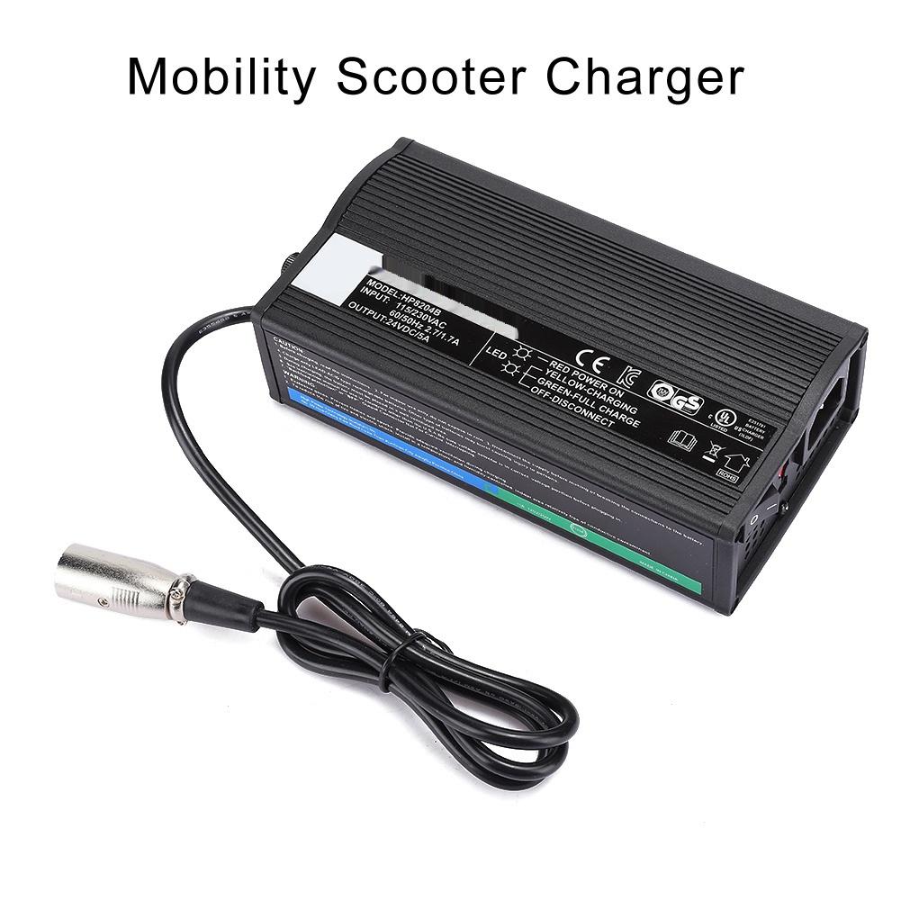 Mobility Scooter 24V Charger Wheelchair Elder Mobility Scooter Accessory (115-)