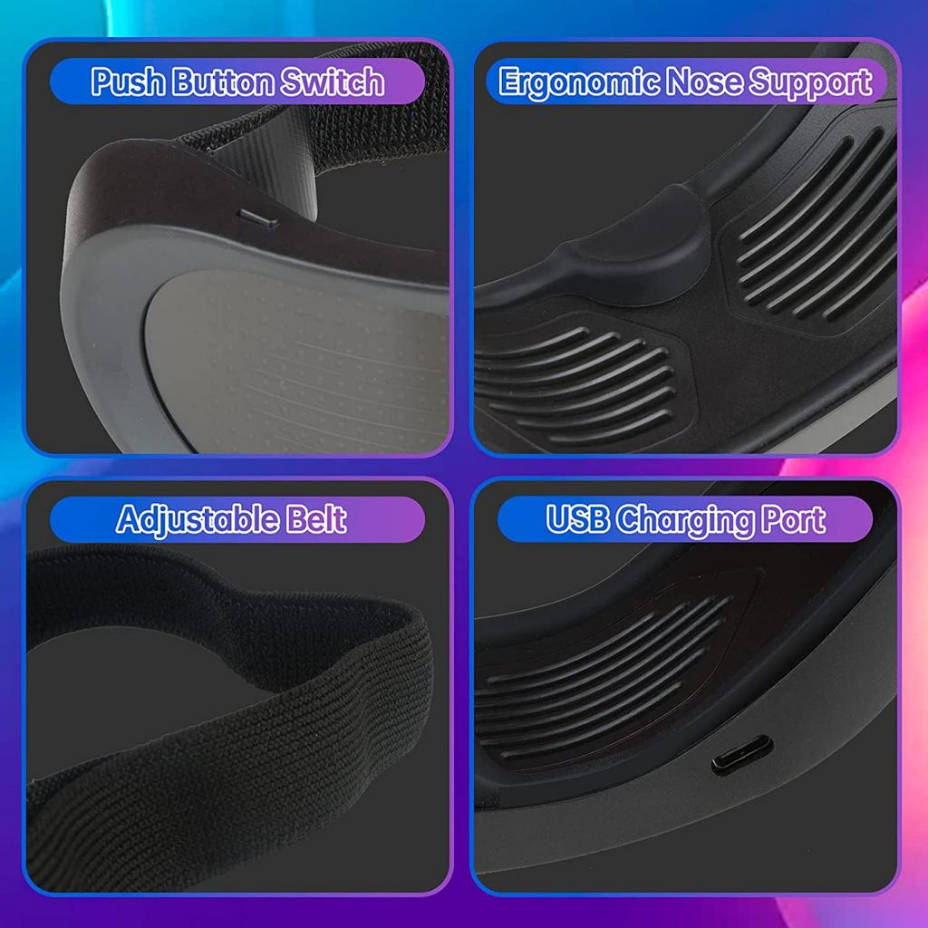 LED Smart Glasses Support APP Control, Party Bluetooth Glasses for Birthday, Bar, Flashing Display DIY Animation, USB Rechargeable Shining Glasses