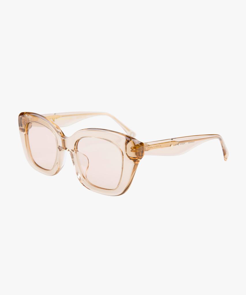 Seupeulingseuteulingseu Butterfly Shape Sunglasses Page 74 [Whisky]