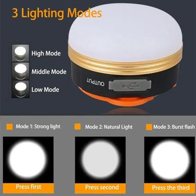 10 Вт 1800 мАч COB+LED Кемпинговый фонарь USB-перезаряжаемый Высокомощный Портативный Фонарь для палаток Наружный Туризм Ночная рыбалка Подвесной фонарь