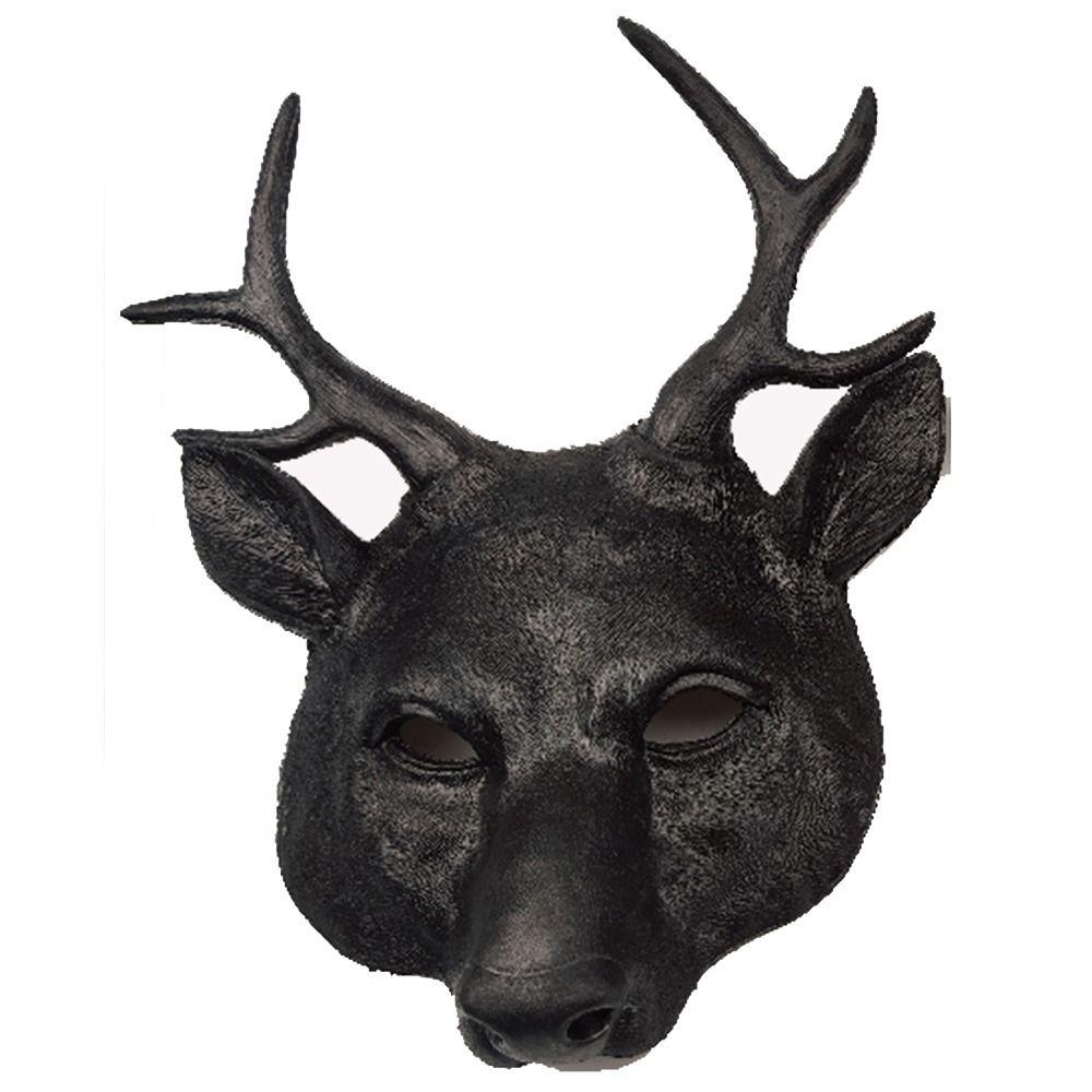 Party Supplies Anime Cosplay Pros Animal Mask Deer Head Mask Kabuki Kitsune Mask Halloween Mask