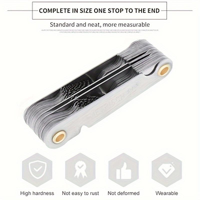 52 Метрических и дюймовых резьбовых калибра - Идеально подходят для промышленных инструментов - Железная конструкция