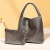 Оригинальный Дизайн Новый Стиль Женская Плетеная Сумка Ручной Работы, Высококачественная Вместительная Сумка-шоппер Мать-Дочь, Сумка-ведро для Поездок