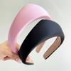 Simple Triangular Solid Color Headband Anti Slip Adult Wide Edge Headband For Girls Retro 2025  Hair Accessories Gift