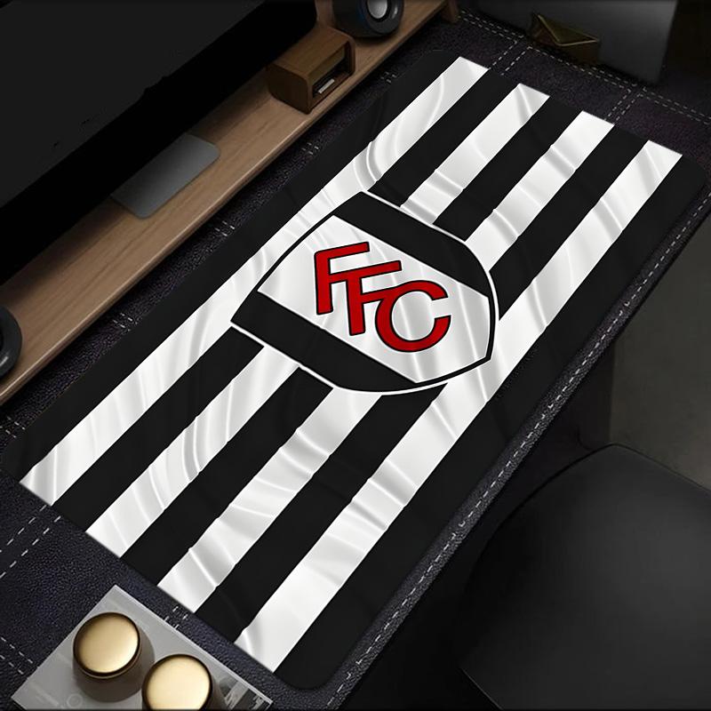 Fulham Football Crest Mouse Pad, Rubber Base, Mouse Pad for Gamers and Office Use, Gaming Desk , Easy To Clean Mat Christmas fan gifts