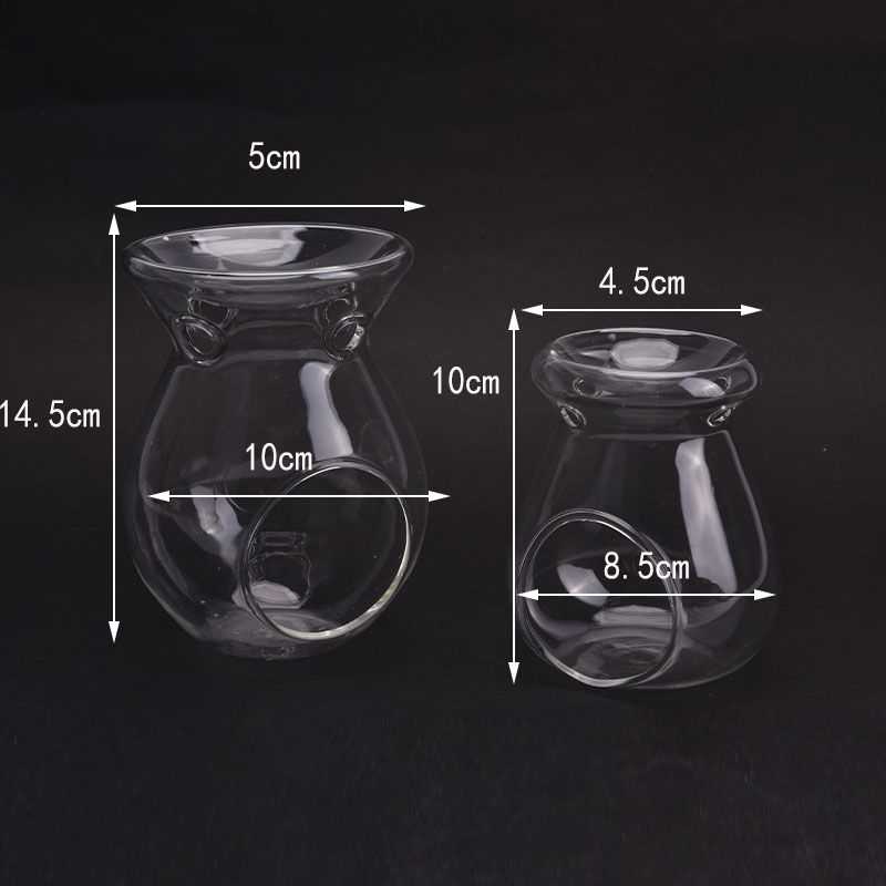 Стеклянная свеча в скандинавском стиле, жаропрочная масляная печь, аромагорелка, подсвечник, ваза, романтическое свадебное украшение