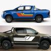 2 шт. наклейки для оформления боковой двери пикапа для Toyota Hilux SR5 SR GR AN10 AN20 AN30 2005 ПВХ виниловые наклейки автомобильные аксессуары