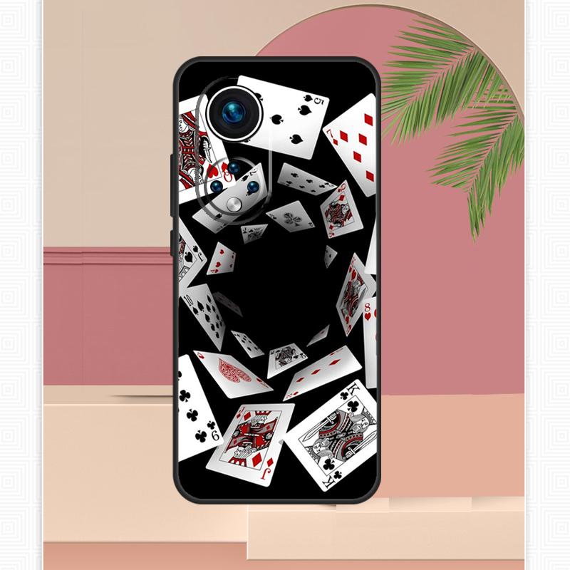 Кейс для покера в казино Лас-Вегаса для Honor Magic 5 6 7 8 Pro Honor 400 Lite 200 X9c X9b X9a X8b X8a X8c 50 70 90 Чехол