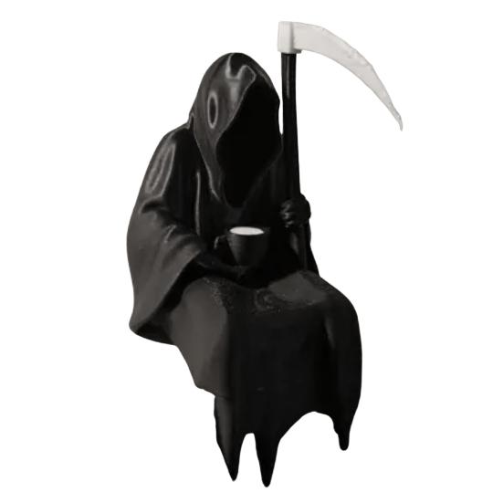 Готическая настольная скульптура Ручная работа Художественные украшения Таинственная фэнтезийная фигура Тема Хэллоуина Садовое украшение для полки