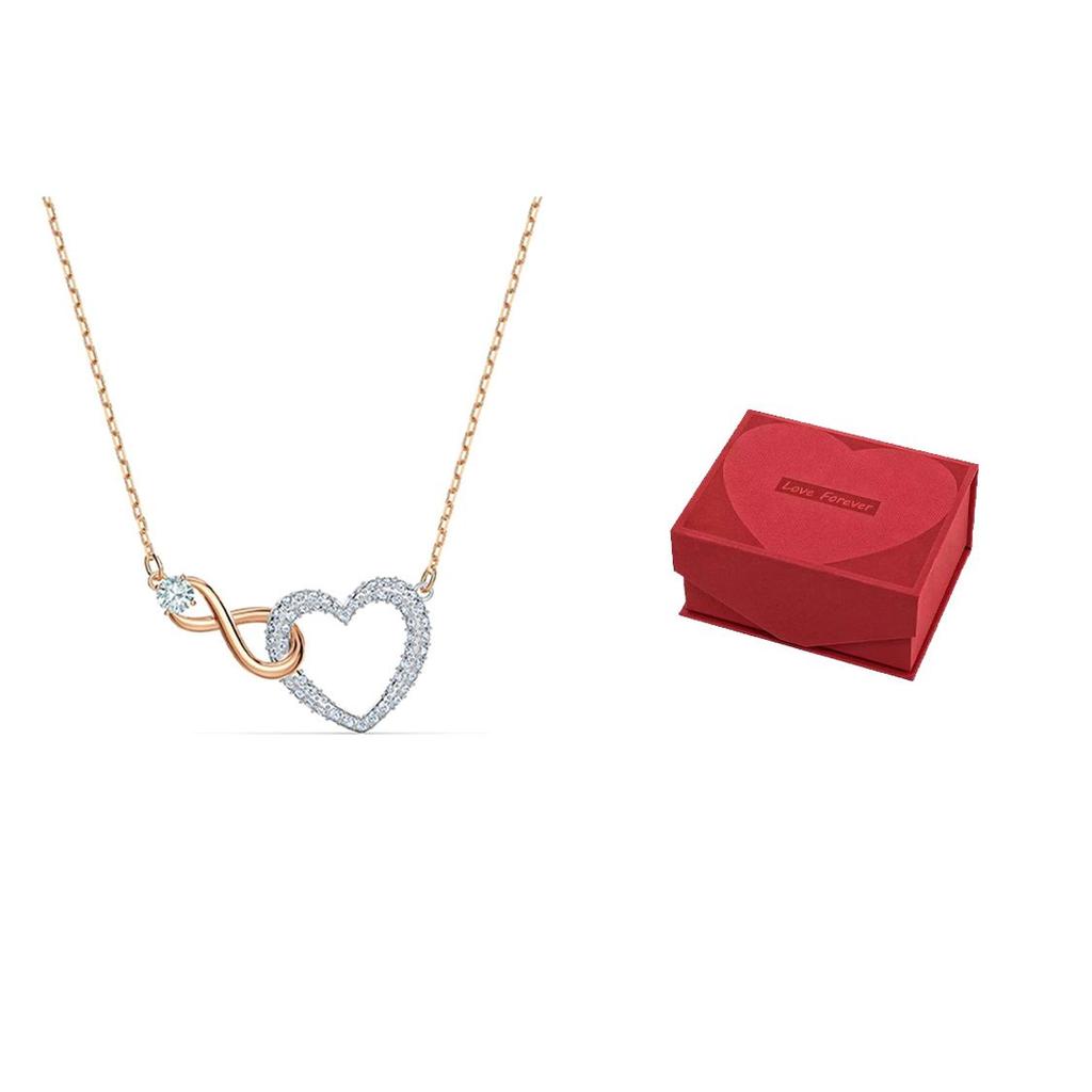 Swarovski Серия Гипербола Бесконечная Вечная Любовь Хрустальное Ожерелье Женское ожерелье 5518865