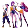 9Pcs/12Pcs/Set Kpop Demon Hunters Action Figure Toy Derpy Tiger Rumi Mira Zoey Sussy Figurine Doll Anime Collection Gift