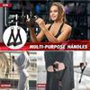 Foam Handle D-Ring Metal Gym Handles Grip D-Ring Pull Rope Handle Handle with Hook  Indoor Sports
