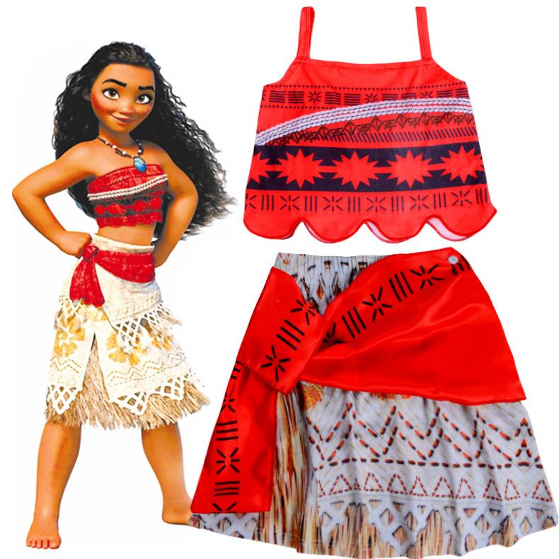 Summer Red Cartoon Anime Spot Strap Type Cartoon Cosplay Girls' Dress