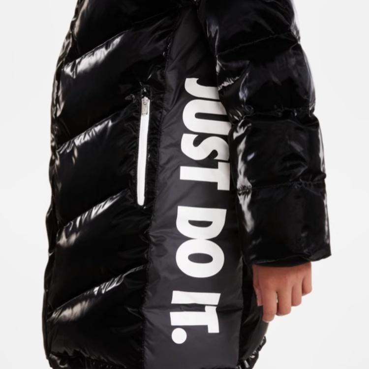 Nike Пуховик Черный Подростковый Детский DO5199-010