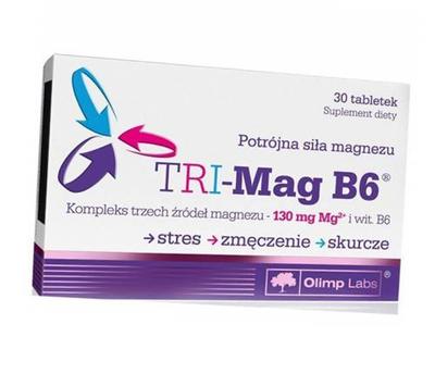 Магний Витамин В6, Tri-Mag B6, 30таб (36283045)