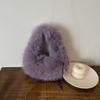 Handheld Fluffy Bag for Women's Autumn and Winter New Models. This Year's Popular Bag Has a High Sense of Niche Plush Bag and a Small Bag In Hand.